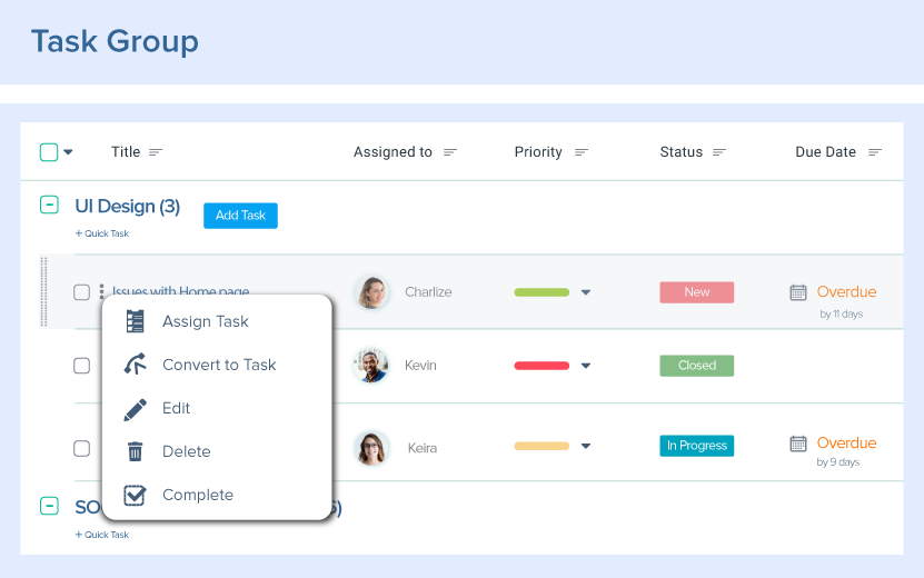 Simple Drag and Drop Tasks GDrag and Drop Tasks to the Task Groups